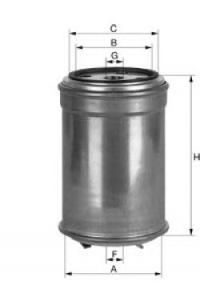 UNIFLUX FILTERS xn107 -  Топливный фильтр